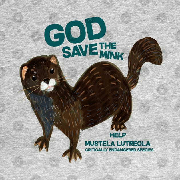 Save European mink #2 by belettelepink